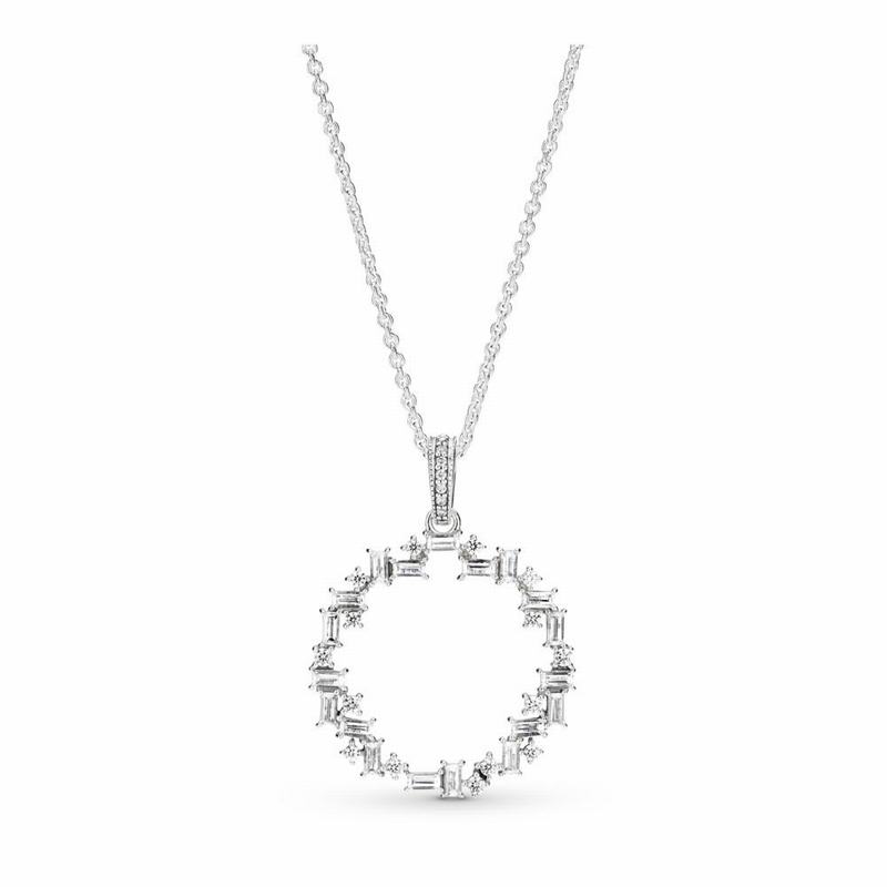 Pandora Shards of Sparkle Necklace Silver Egypt MR5068934